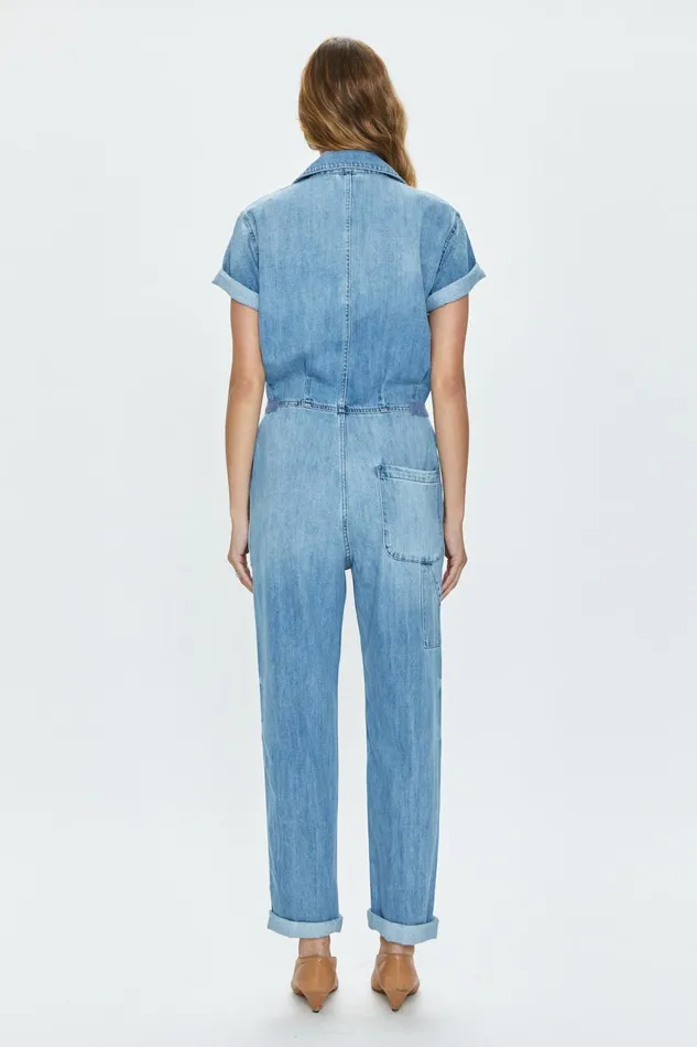 Pistola Denim Grover Short Sleeve Field Suit 8211 Disoriented Women Denim