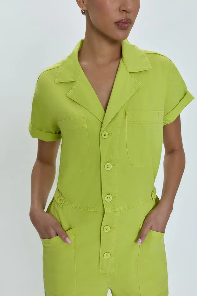 Pistola Denim Grover Short Sleeve Field Suit 8211 Margarita Women Jumpsuits and Rompers
