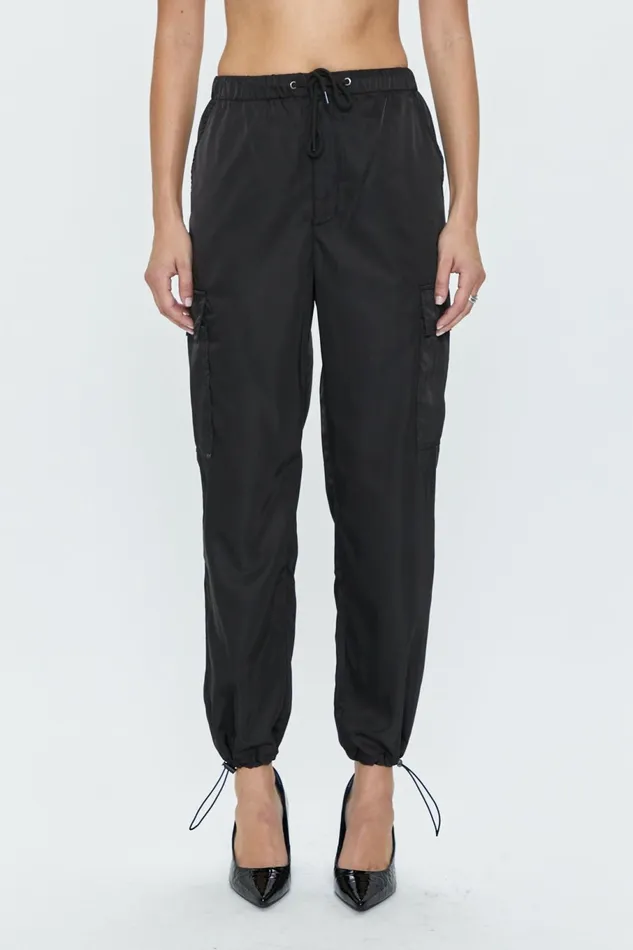 Pistola Denim Jade Lightweight Cargo Trouser 8211 Black Women Pants