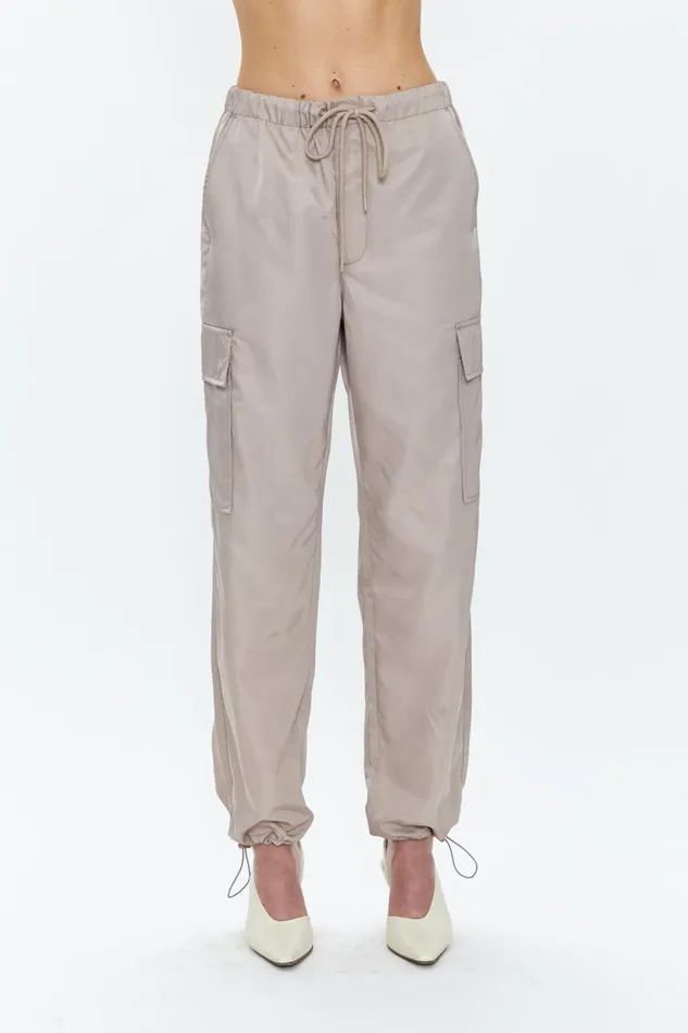 Pistola Denim Jade Lightweight Cargo Trouser 8211 Taupe Women Pants