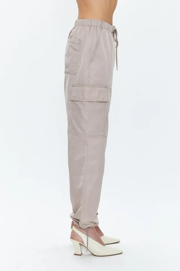 Pistola Denim Jade Lightweight Cargo Trouser 8211 Taupe Women Pants