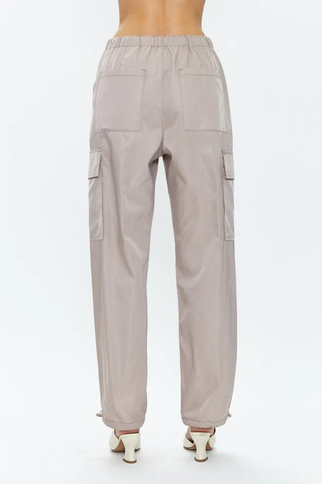 Pistola Denim Jade Lightweight Cargo Trouser 8211 Taupe Women Pants