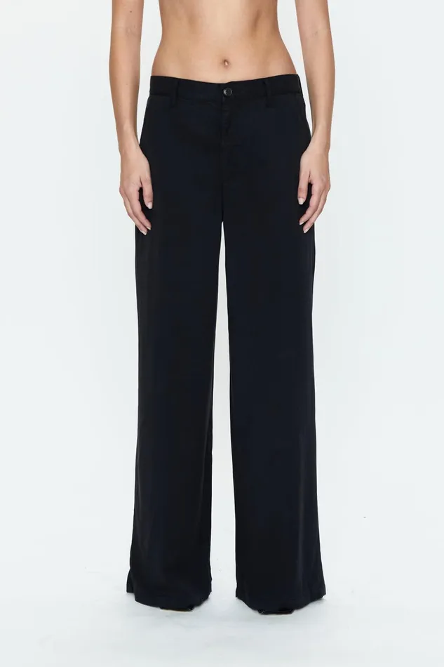 Pistola Denim Jadyn Low Slung Palazzo 8211 Fade To Black Women Pants