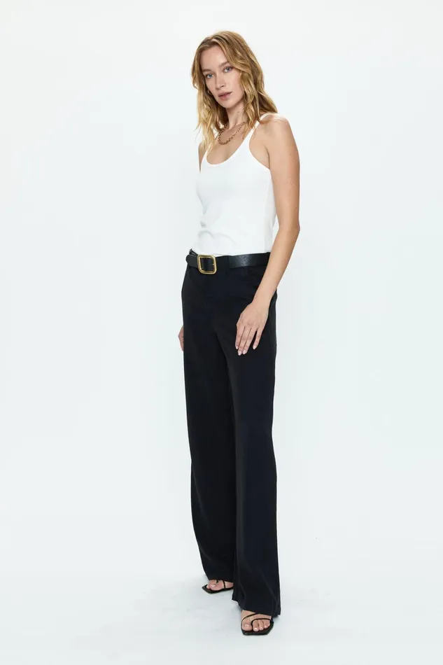 Pistola Denim Jadyn Low Slung Palazzo 8211 Fade To Black Women Pants