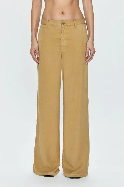 Pistola Denim Jadyn Low Slung Palazzo 8211 Khaki Women Pants