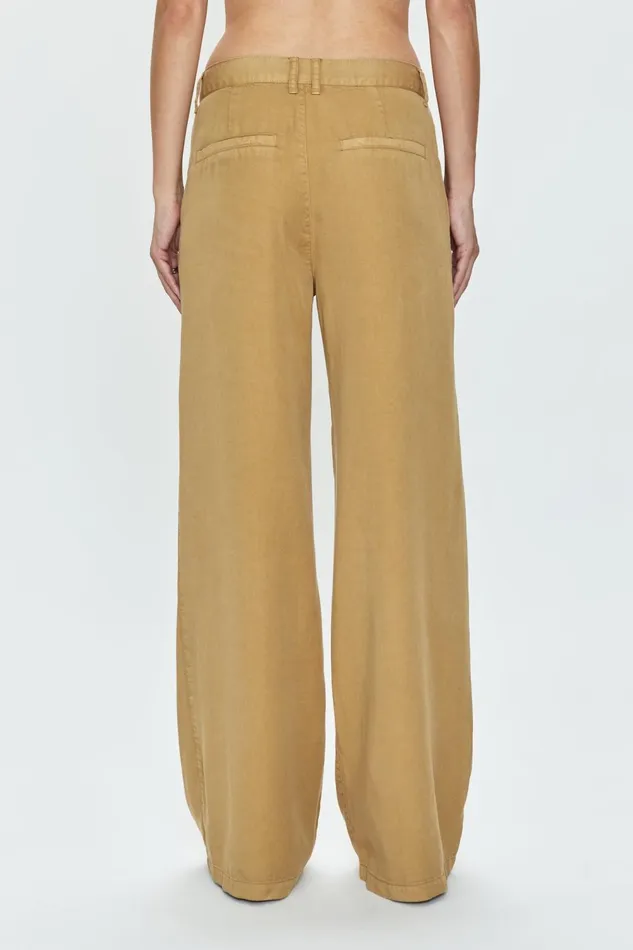 Pistola Denim Jadyn Low Slung Palazzo 8211 Khaki Women Pants
