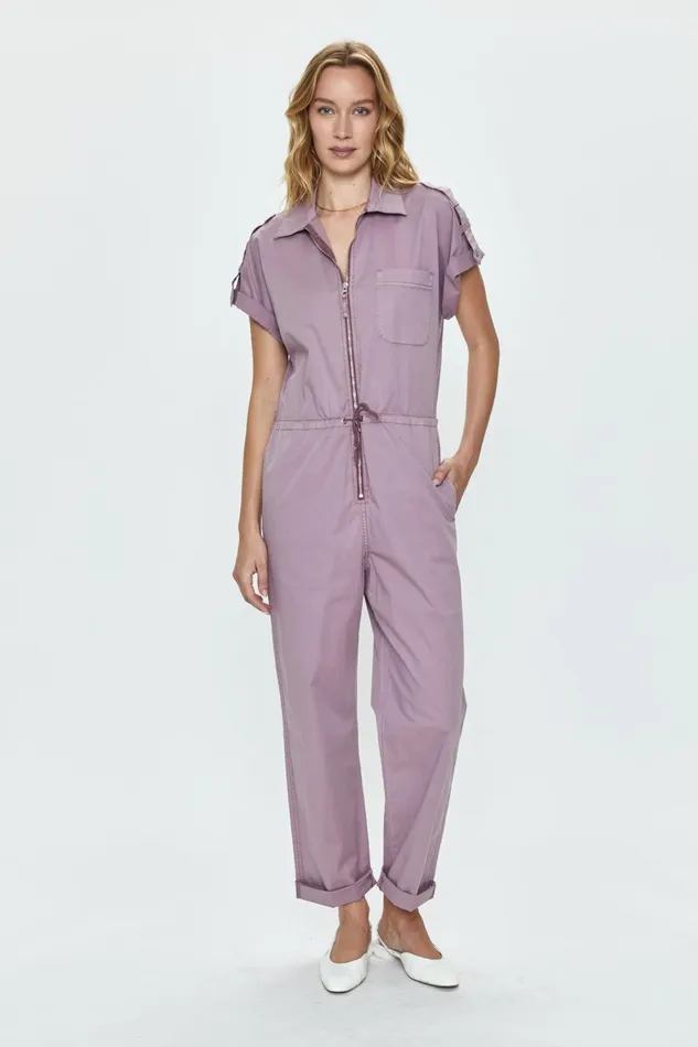 Pistola Denim Jordan Zip Front Jumpsuit 8211 Lilac Dust Women Jumpsuits and Rompers Pistola Denim Jordan Zip Front Jumpsuit 8211 Lilac Dust Women Jumpsuits and Rompers