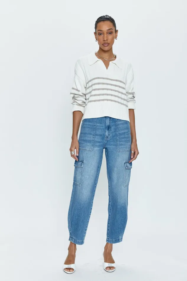 Pistola Denim Josephine High Rise Cargo 8211 Paradigm Women Denim