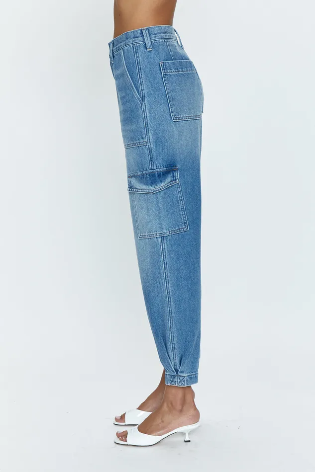 Pistola Denim Josephine High Rise Cargo 8211 Paradigm Women Denim