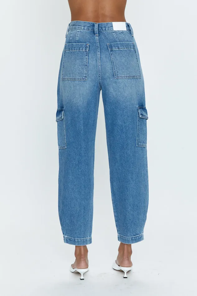 Pistola Denim Josephine High Rise Cargo 8211 Paradigm Women Denim