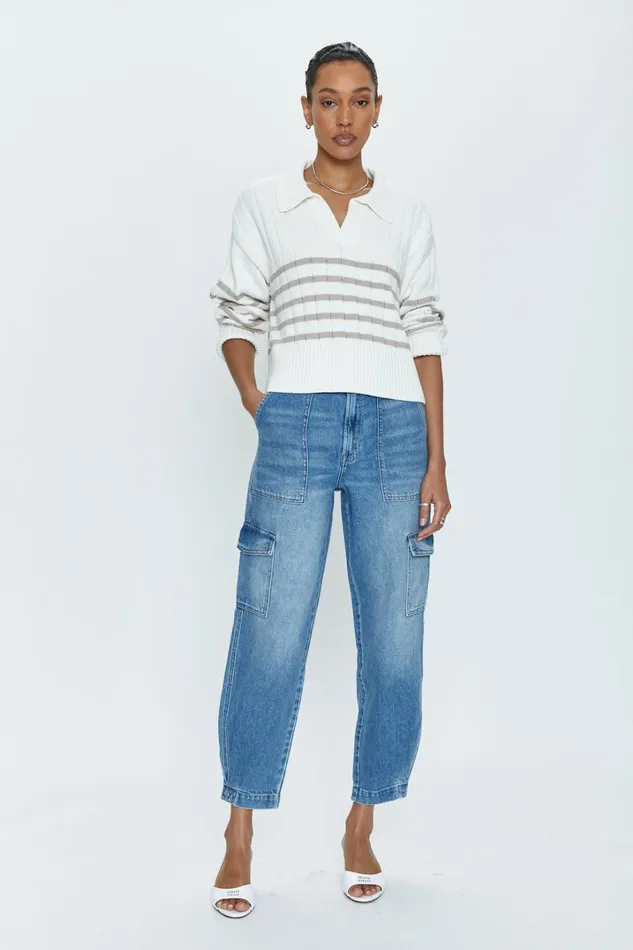 Pistola Denim Josephine High Rise Cargo 8211 Paradigm Women Denim