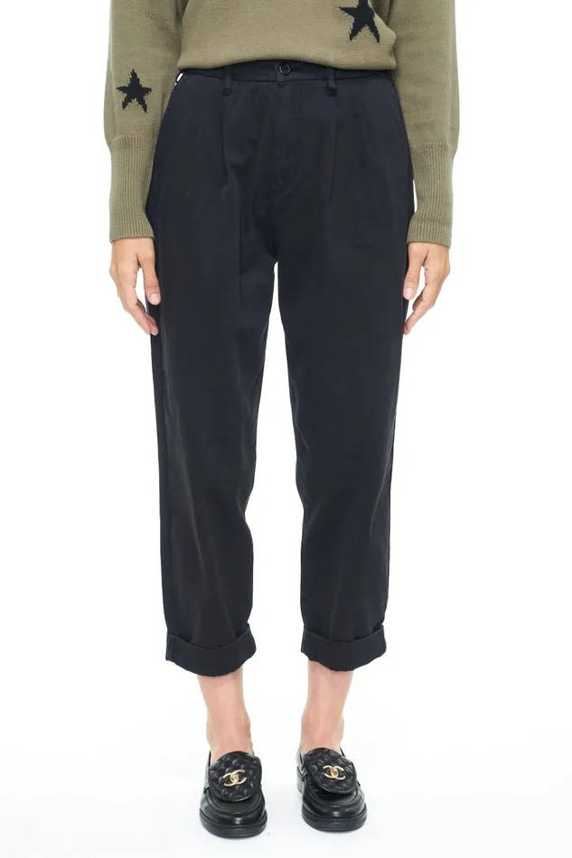 Pistola Denim Kellin Pleated Trouser 8211 Fade To Black Women Pants