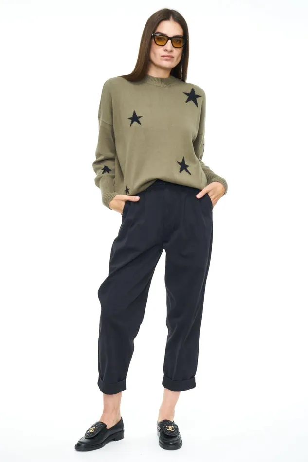Pistola Denim Kellin Pleated Trouser 8211 Fade To Black Women Pants