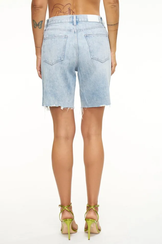 Pistola Denim Kelly 90s Skater Short 8211 Rotunda Distressed Women Denim