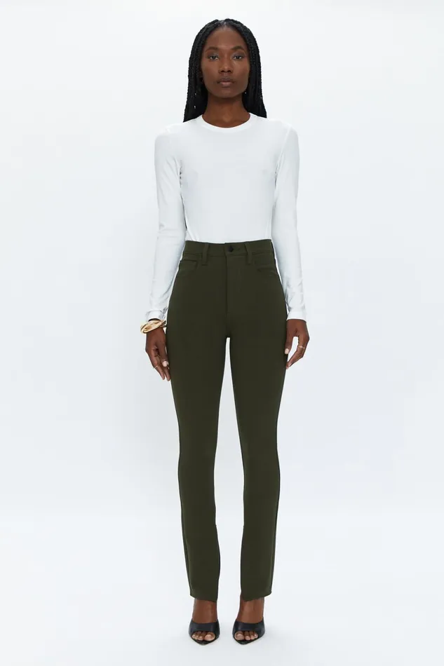 Pistola Denim Kendall High Rise Skinny Scuba WZippers 8211 Forest Women Pants Pistola Denim Kendall High Rise Skinny Scuba WZippers 8211 Forest Women Pants
