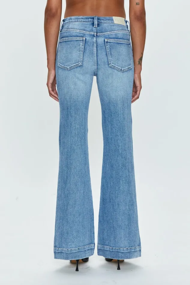Pistola Denim Kinsley Mid Rise Ultra Flare 8211 Paradise Women Denim