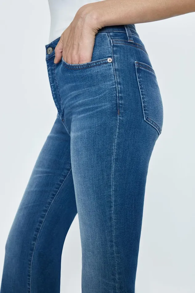 Pistola Denim Kinsley Mid Rise Ultra Flare 8211 Spindler Women Denim