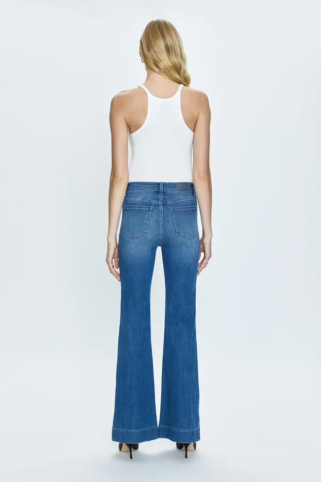 Pistola Denim Kinsley Mid Rise Ultra Flare 8211 Spindler Women Denim