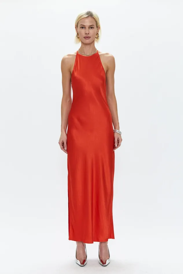 Pistola Denim Kristi Halter Slip Dress 8211 Poppy Women Dresses