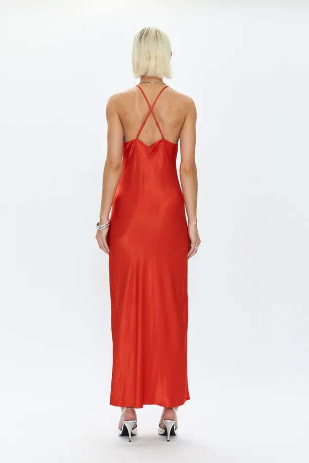 Pistola Denim Kristi Halter Slip Dress 8211 Poppy Women Dresses
