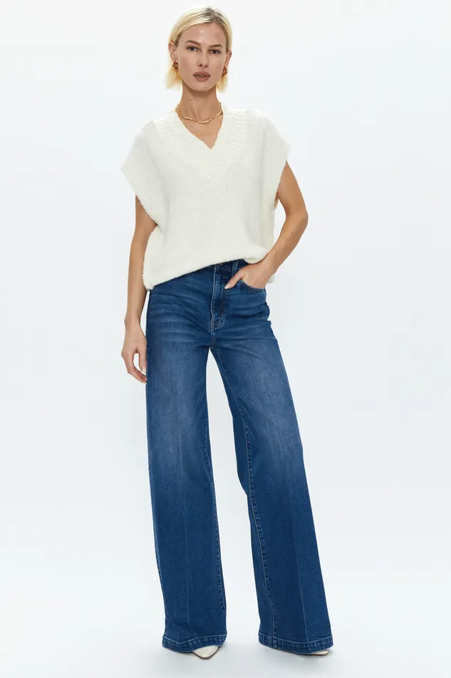 Pistola Denim Lana High Rise Wide Leg 8211 Cider Women Denim