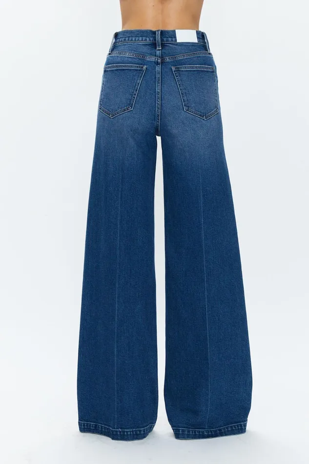 Pistola Denim Lana High Rise Wide Leg 8211 Cider Women Denim