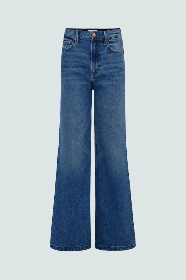 Pistola Denim Lana High Rise Wide Leg 8211 Cider Women Denim