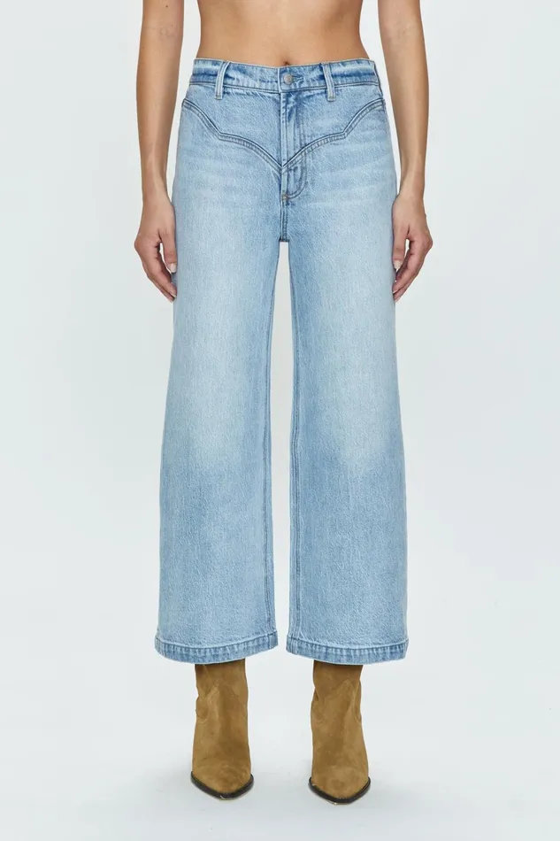 Pistola Denim Lana High Rise Wide Leg 8211 Saint Vincent Women Denim