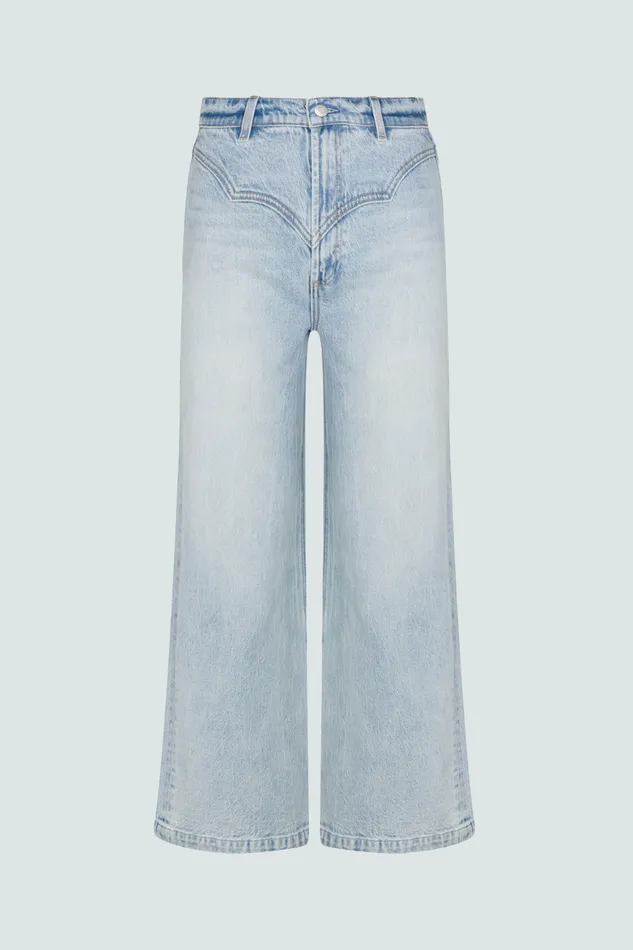 Pistola Denim Lana High Rise Wide Leg 8211 Saint Vincent Women Denim