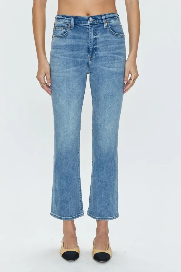 Pistola Denim Lennon High Rise Crop Boot 8211 London Vintage Women Denim