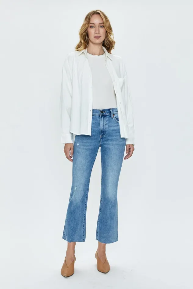 Pistola Denim Lennon High Rise Cropped Boot 8211 Zuma Women Denim