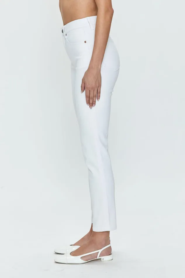 Pistola Denim Madi High Rise Slim 8211 White Women Denim