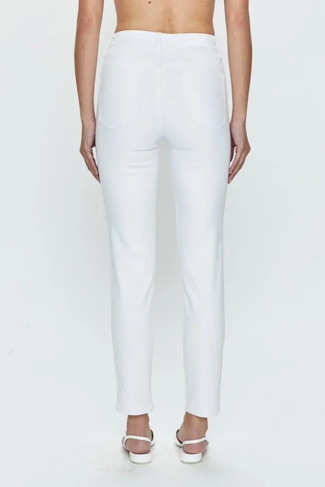 Pistola Denim Madi High Rise Slim 8211 White Women Denim