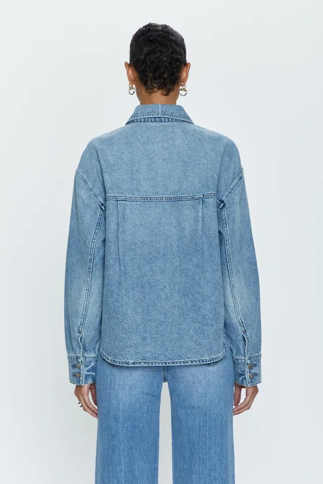 Pistola Denim Mandy Crop Shacket 8211 Marcel Women Denim