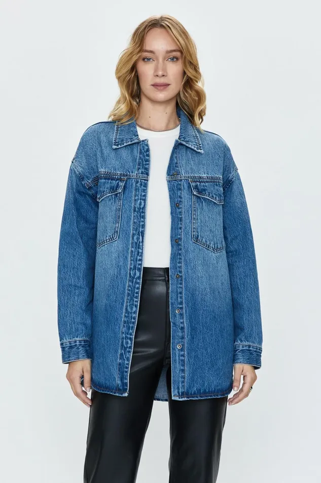 Pistola Denim Mandy Oversized Shacket 8211 Maui Women Denim