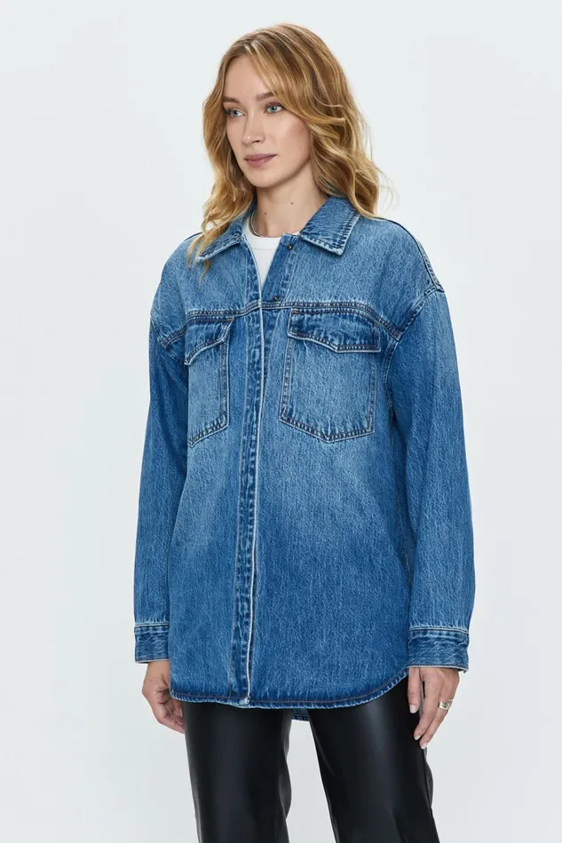 Pistola Denim Mandy Oversized Shacket 8211 Maui Women Denim