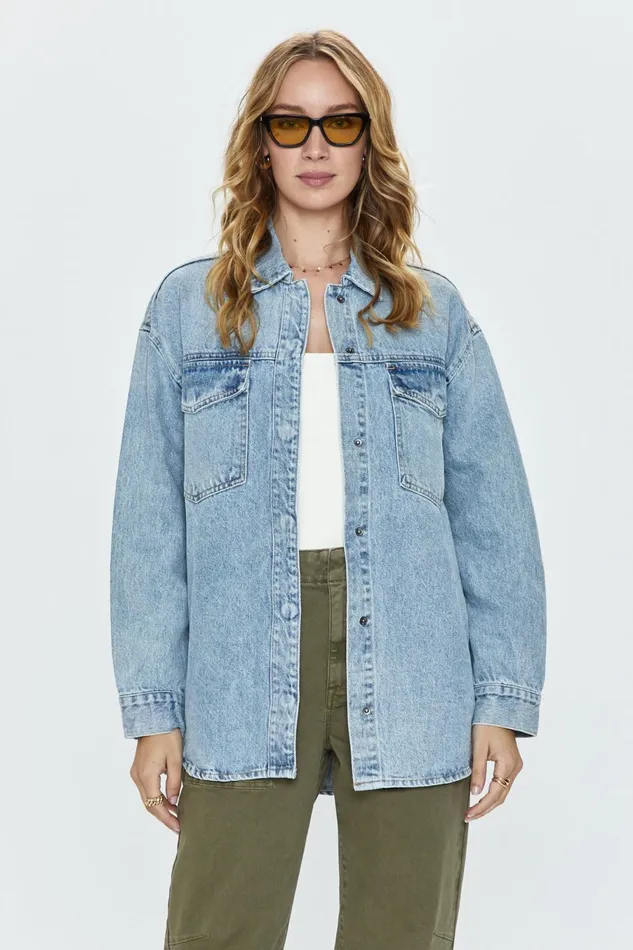 Pistola Denim Mandy Oversized Shacket 8211 Paloma Women Denim