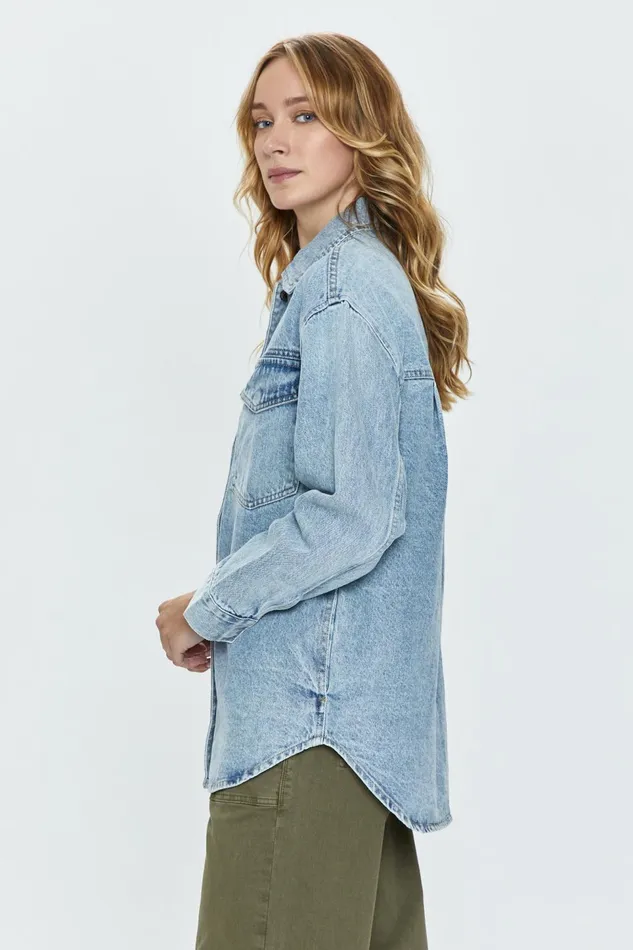 Pistola Denim Mandy Oversized Shacket 8211 Paloma Women Denim