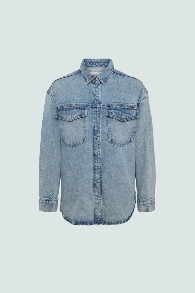 Pistola Denim Mandy Oversized Shacket 8211 Paloma Women Denim