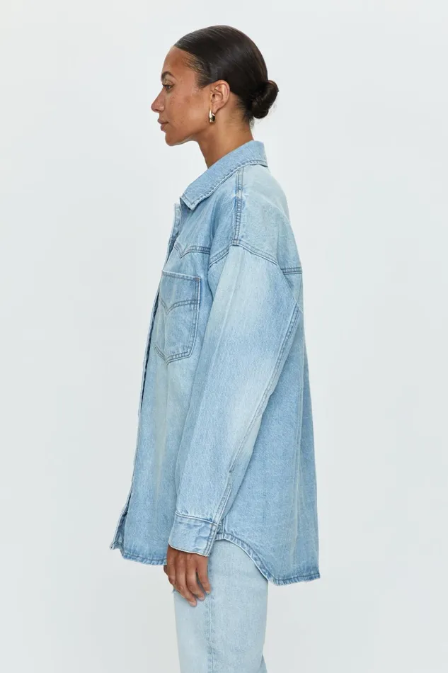 Pistola Denim Mandy Western Shacket 8211 Radiant Women Denim