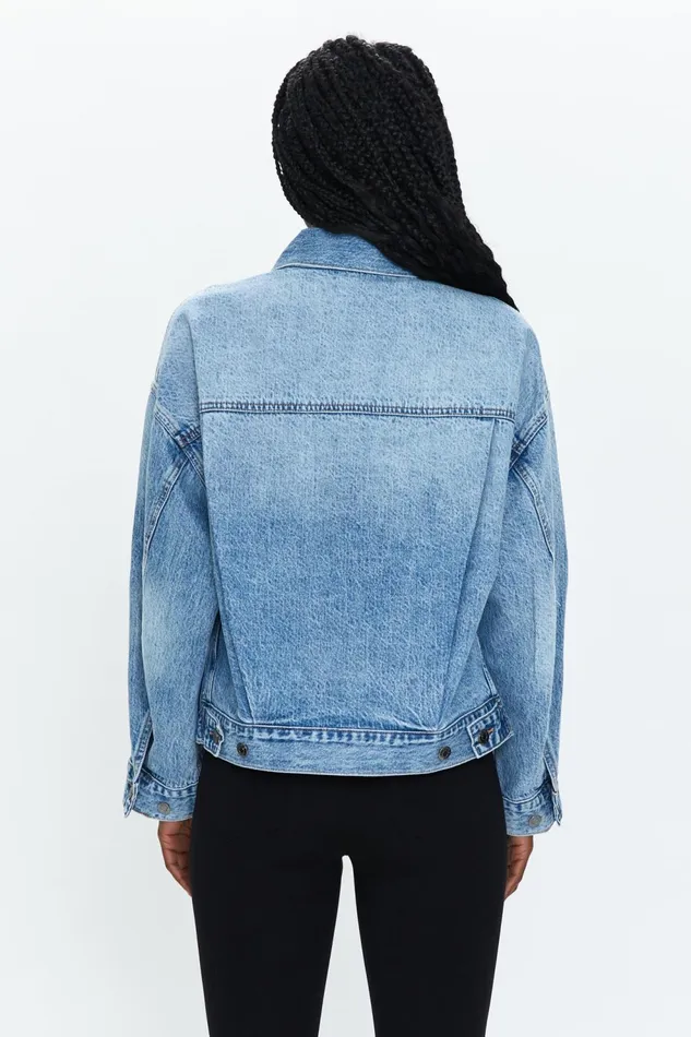 Pistola Denim Margot Oversized Denim Jacket 8211 Dover Women Denim