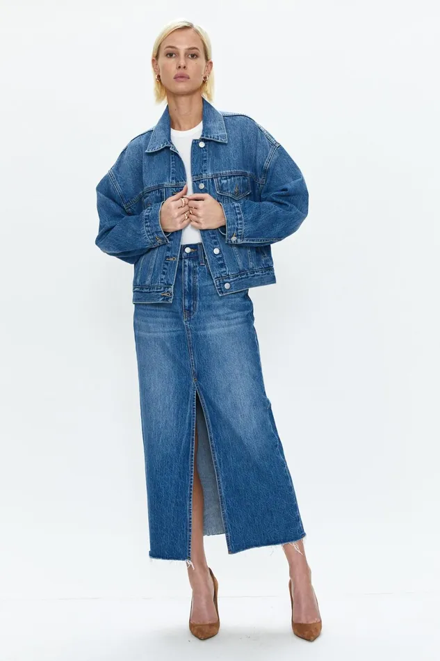 Pistola Denim Margot Oversized Denim Jacket 8211 Maui Women Denim