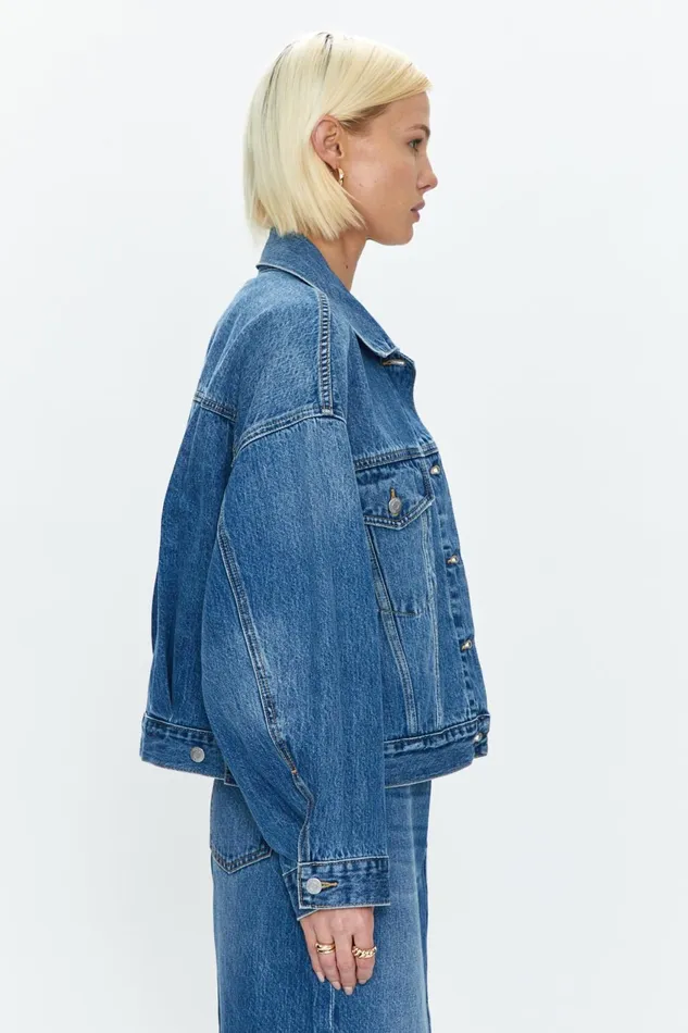 Pistola Denim Margot Oversized Denim Jacket 8211 Maui Women Denim