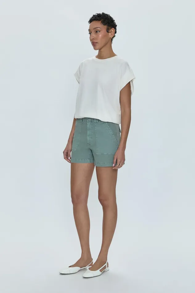 Pistola Denim Marissa High Rise Utility Short 8211 Bluff Women Shorts and Skirts