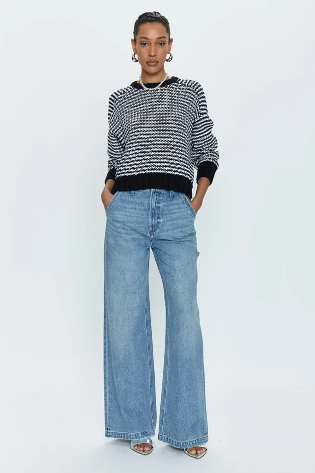 Pistola Denim Milo Workwear High Rise Ultra Wide Leg 8211 Marcel Women Denim