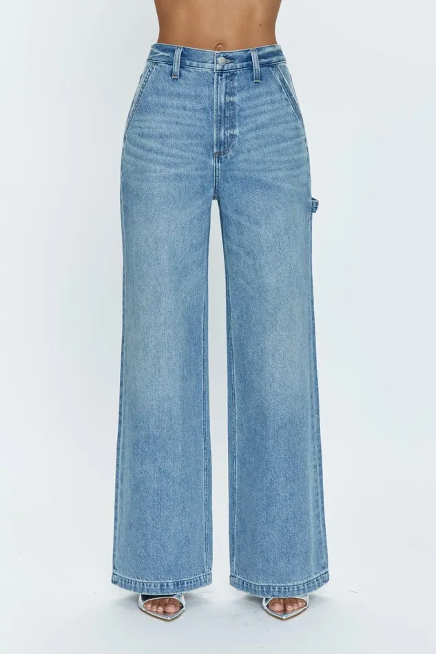 Pistola Denim Milo Workwear High Rise Ultra Wide Leg 8211 Marcel Women Denim