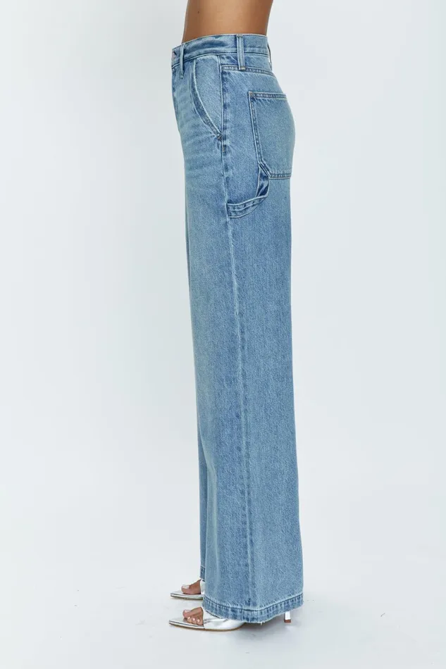 Pistola Denim Milo Workwear High Rise Ultra Wide Leg 8211 Marcel Women Denim