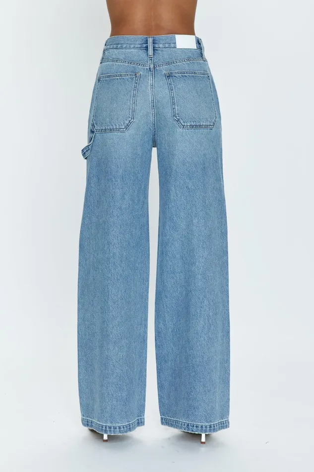 Pistola Denim Milo Workwear High Rise Ultra Wide Leg 8211 Marcel Women Denim
