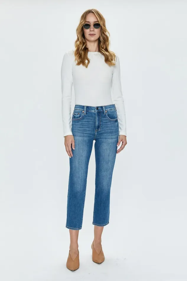 Pistola Denim Monroe High Rise Slim Cigarette 8211 Indio Women Denim