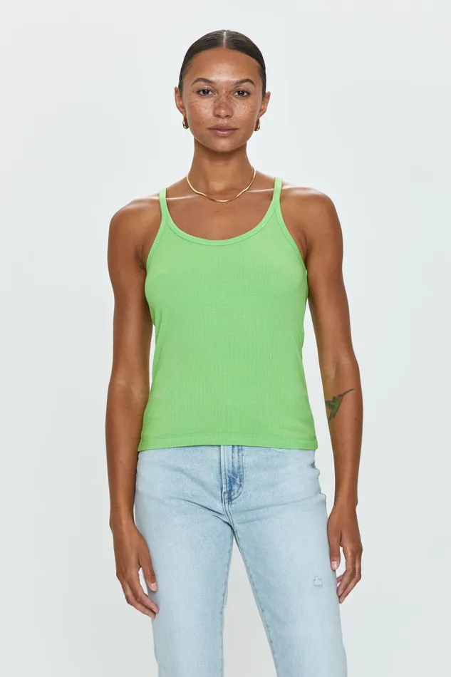 Pistola Denim Paloma Everyday Tank 8211 Kiwi Women Tees and Tanks